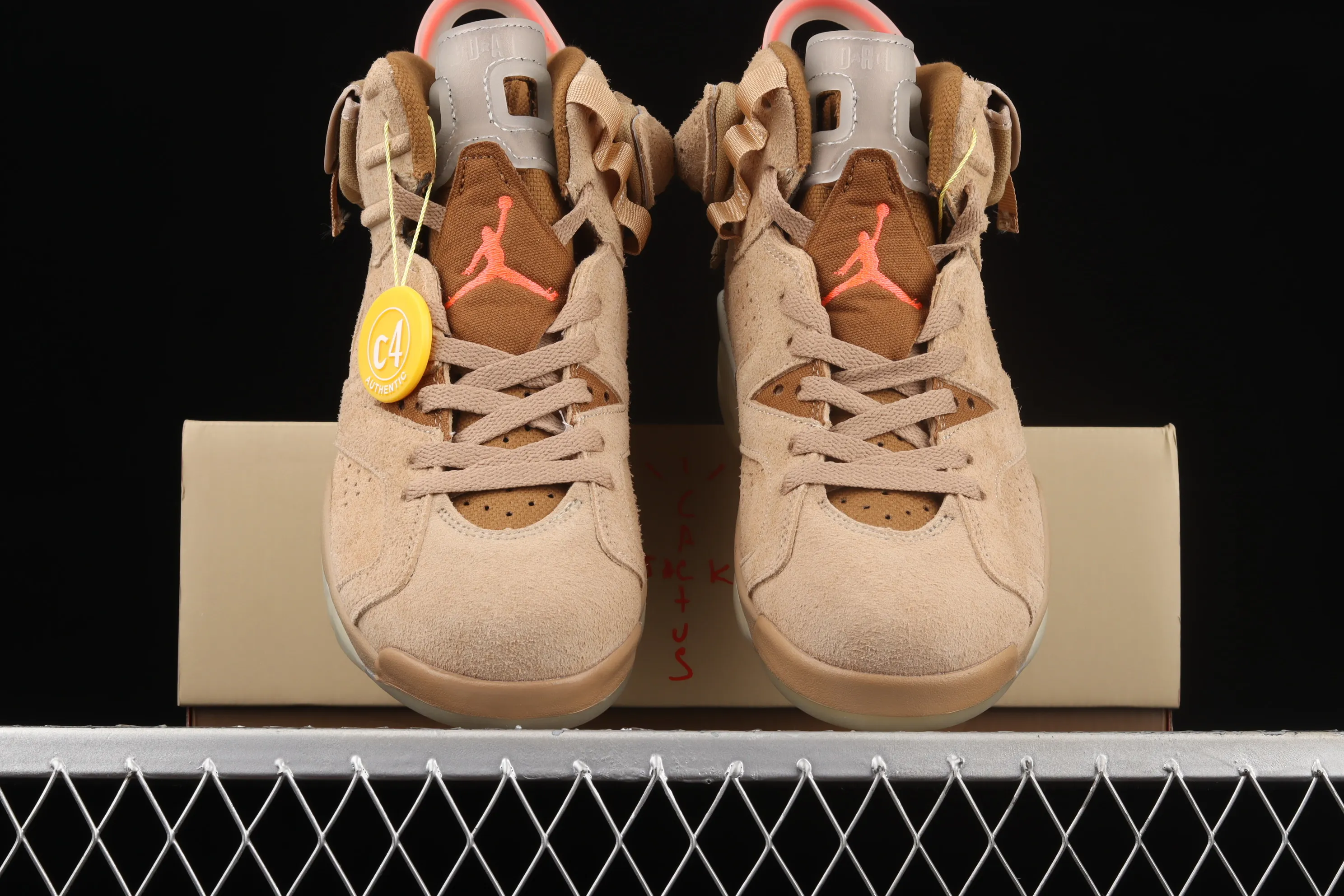 All categories Air Jordan Jordan series basketball shoes Air Jordan 6 G version Travis Scott x Air Jordan 6 "British Khaki" AJ6 Joe 6 Khaki DH0690-200